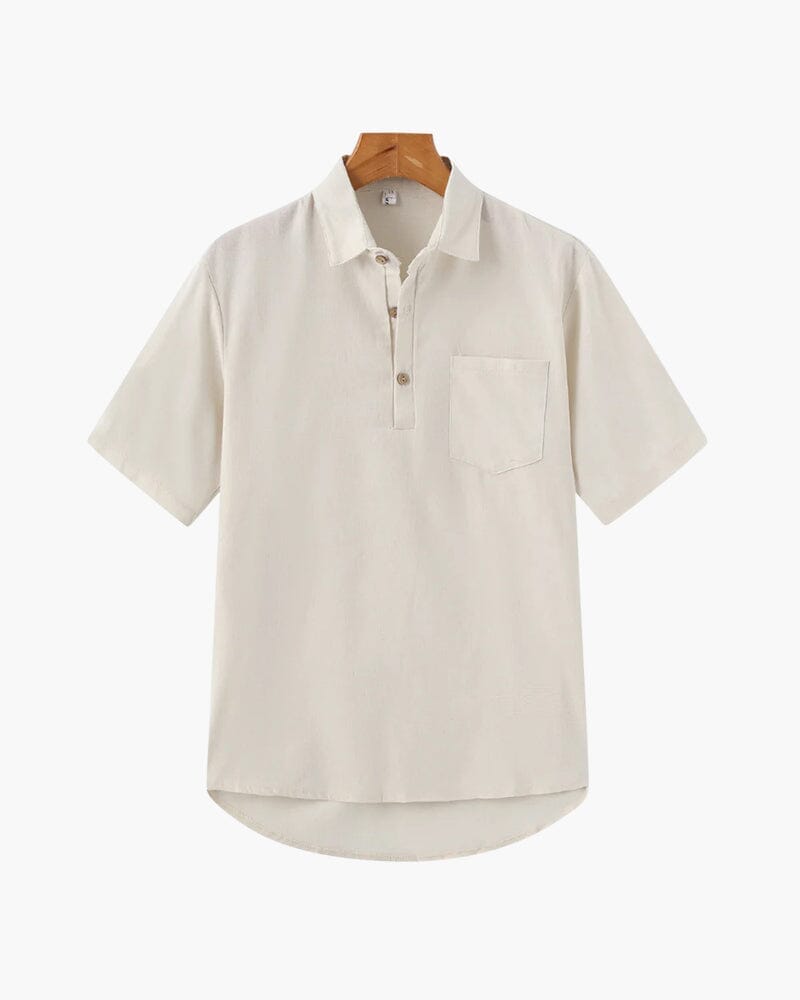 Casablanca - Leinen Polo Adelstein Beige S