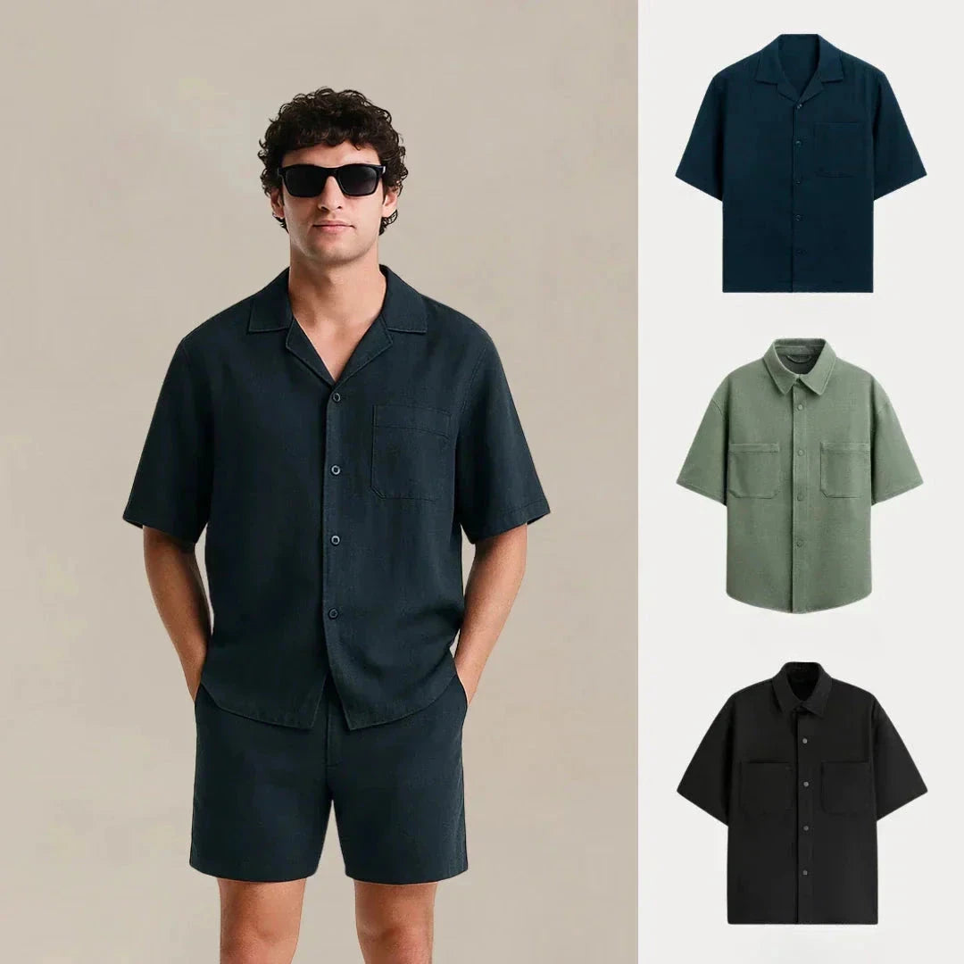 Kaufen Sie 1, erhalten Sie 3 – Core Comfort Unisex-T-Shirt-Set Adelstein MARINEBLAU • GRÜN • SCHWARZ S