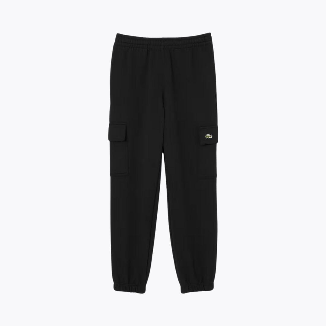 LC Fleece Cargo Sweatpants Lacoste Adelstein Black S