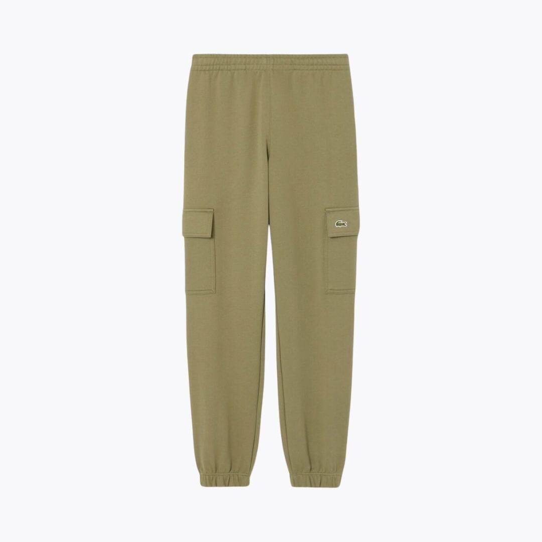 LC Fleece Cargo Sweatpants Lacoste Adelstein Khaki green S