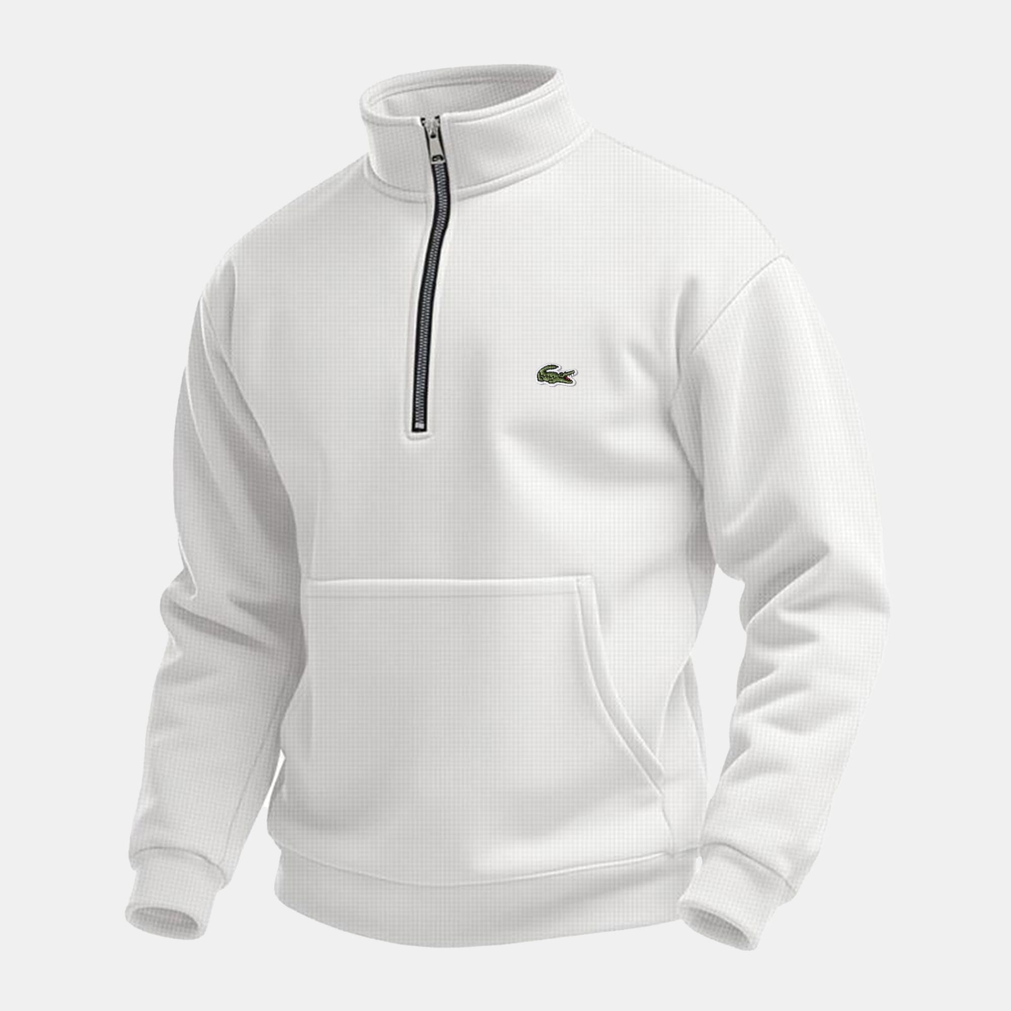 LC Half Zip Sweater Lacoste Adelstein Light gray S