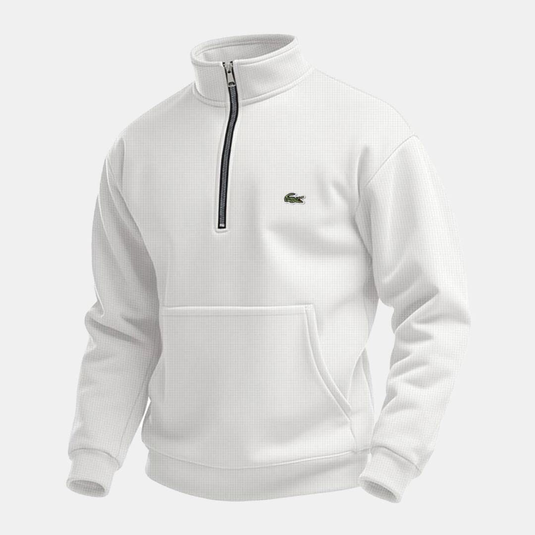 LC Half-Zip Sweatshirt (CLEARANCE) Lacoste Adelstein Light gray S