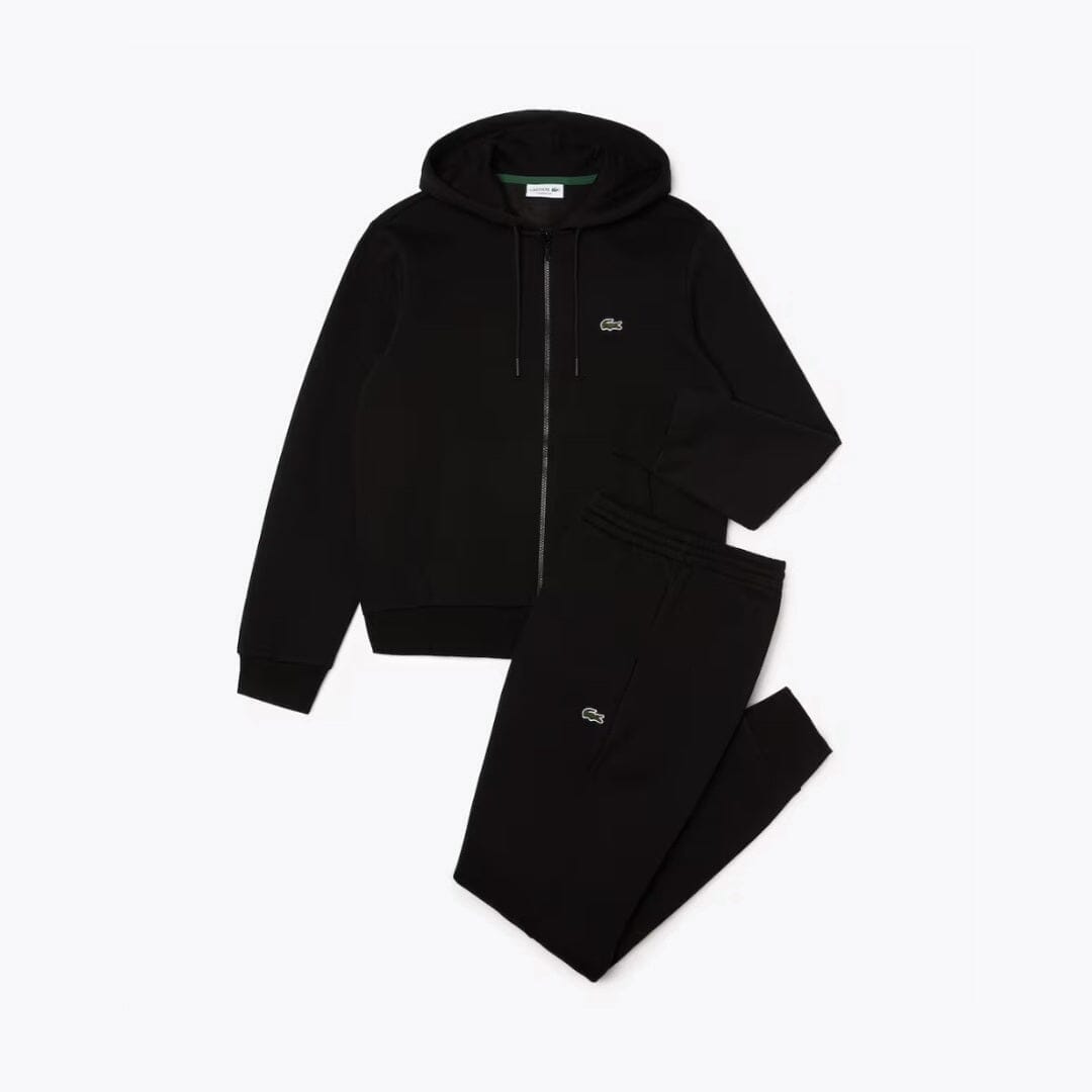LC Hooded Tracksuit Lacoste Adelstein Black S