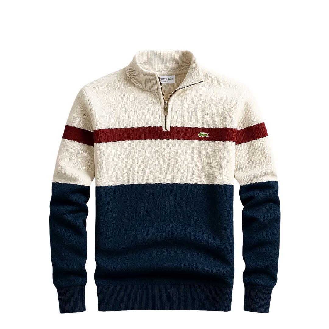 LC Le Heritage Pull Lacoste Adelstein Blanc S