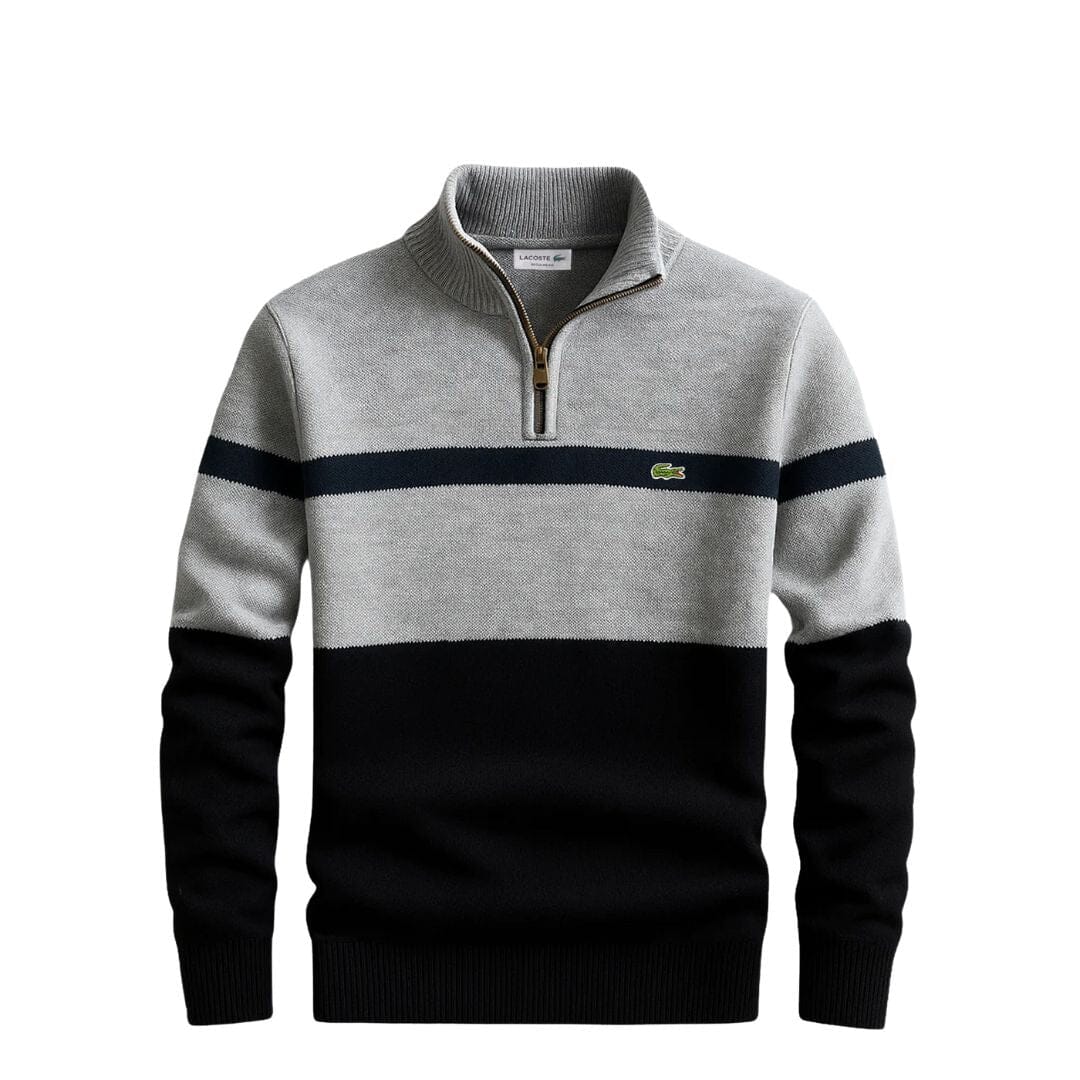 LC Le Heritage Pull Lacoste Adelstein Gris S