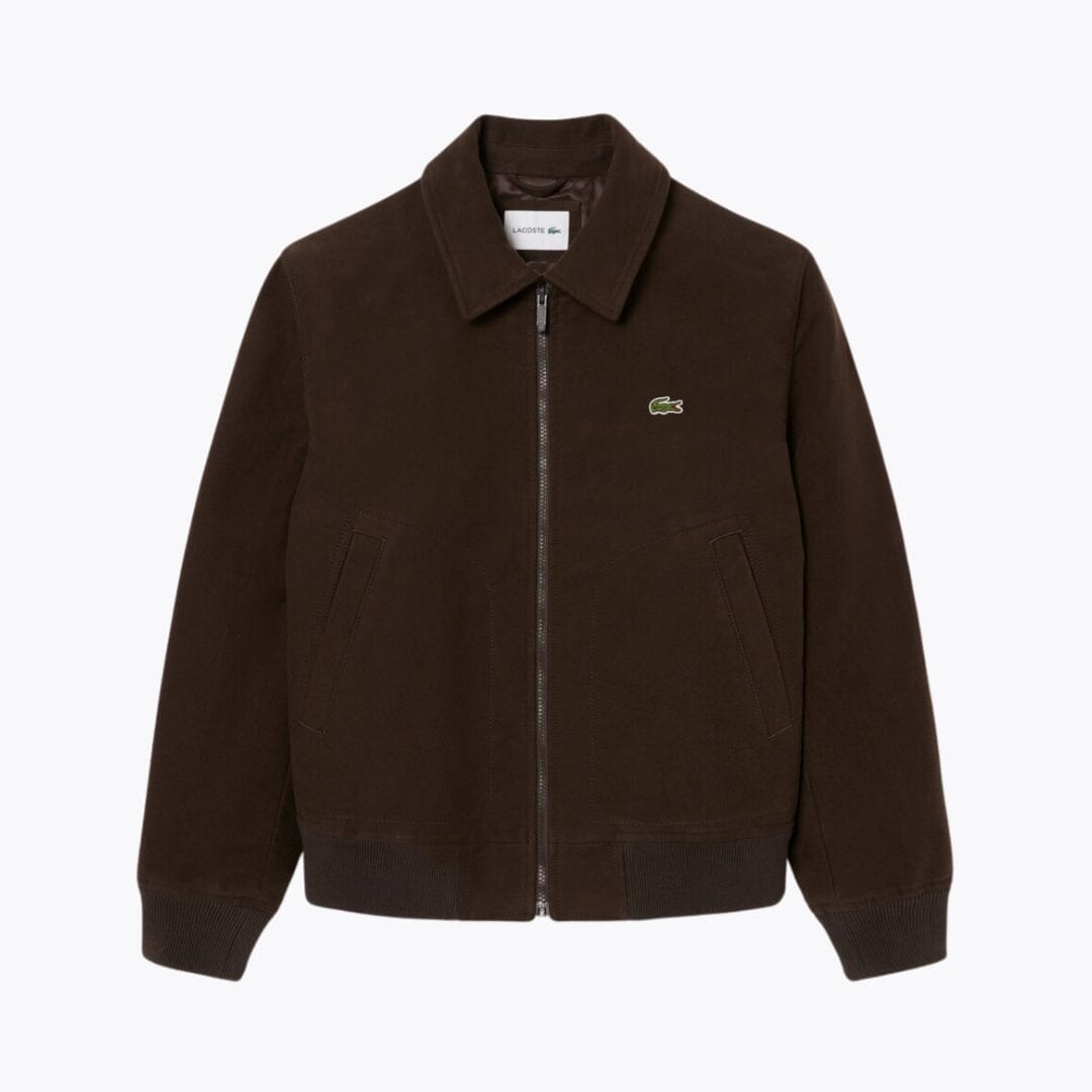LC Padded Moleskin Jacket Lacoste Adelstein Brown S