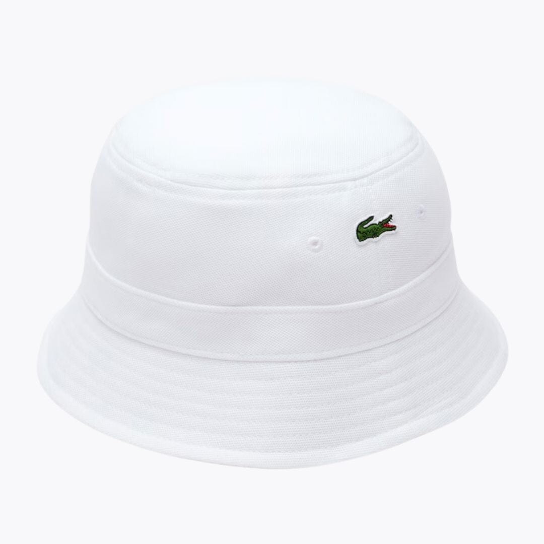 LC Piqué Bucket Hat Lacoste Adelstein White