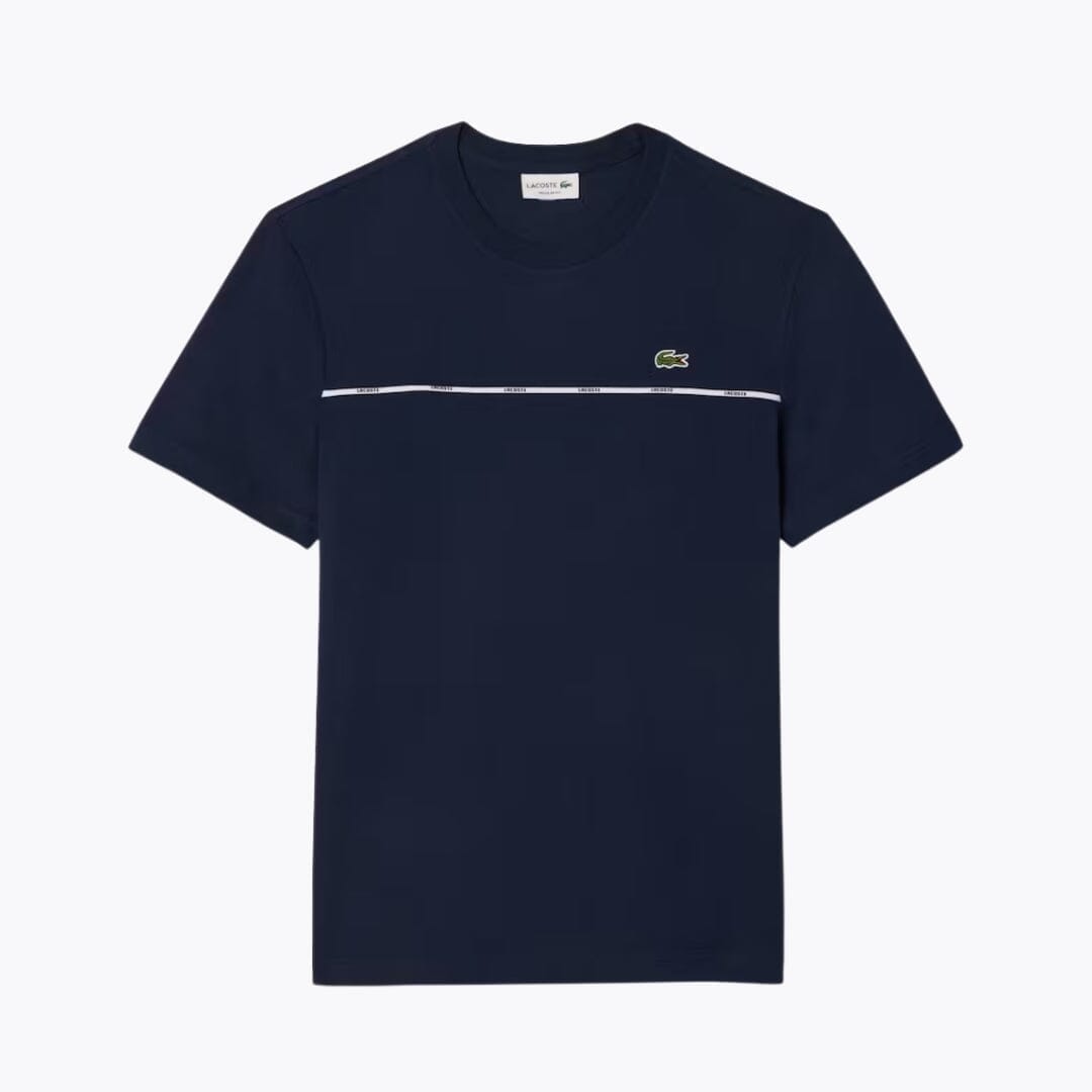 LC Trim Cotton Jersey T-shirt Lacoste Adelstein Midnight blue S