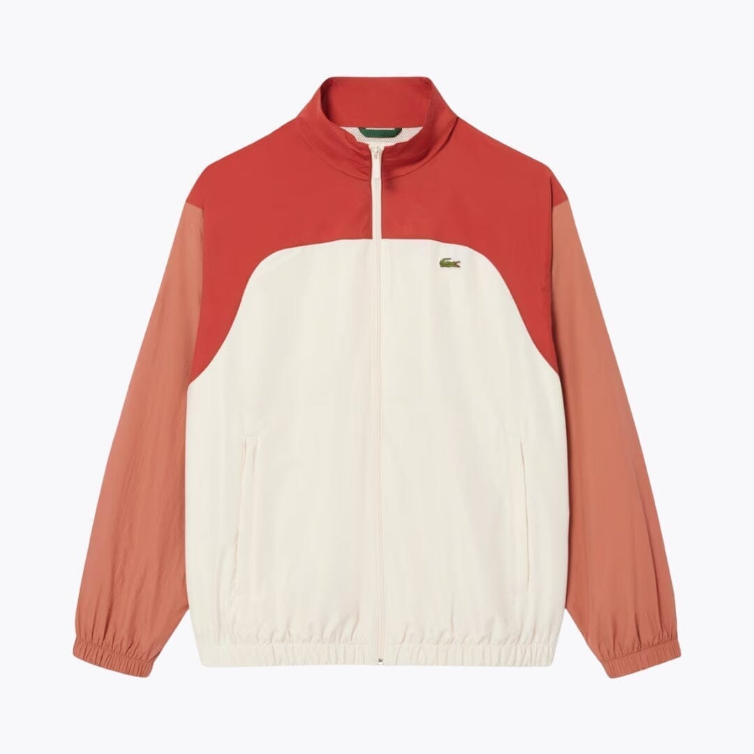 LC Water-Repellent Colour-Block Track Jacket Lacoste Adelstein White / brown / light brown S