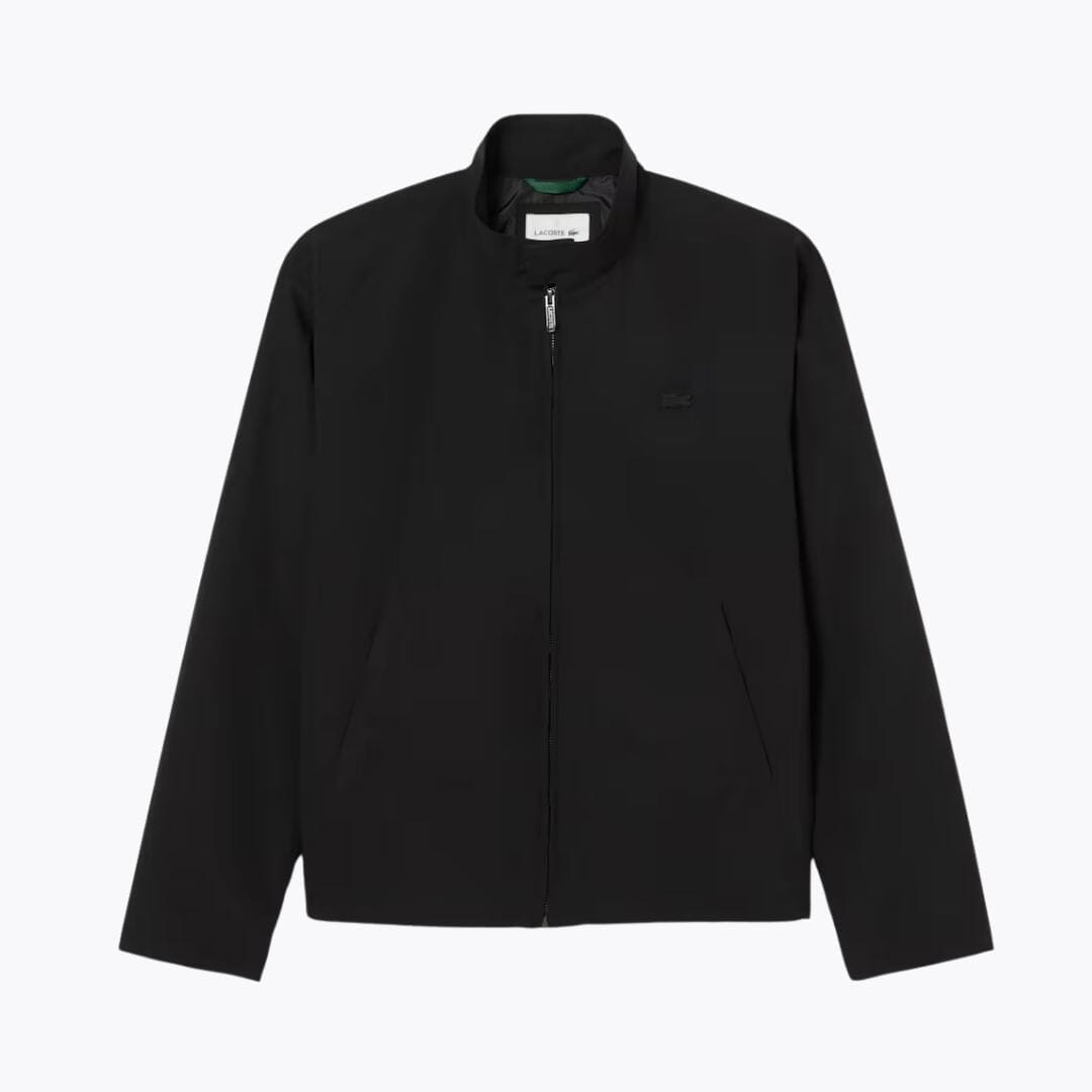 LC Water-Repellent Harrington Windbreaker Jacket Lacoste Adelstein Black S