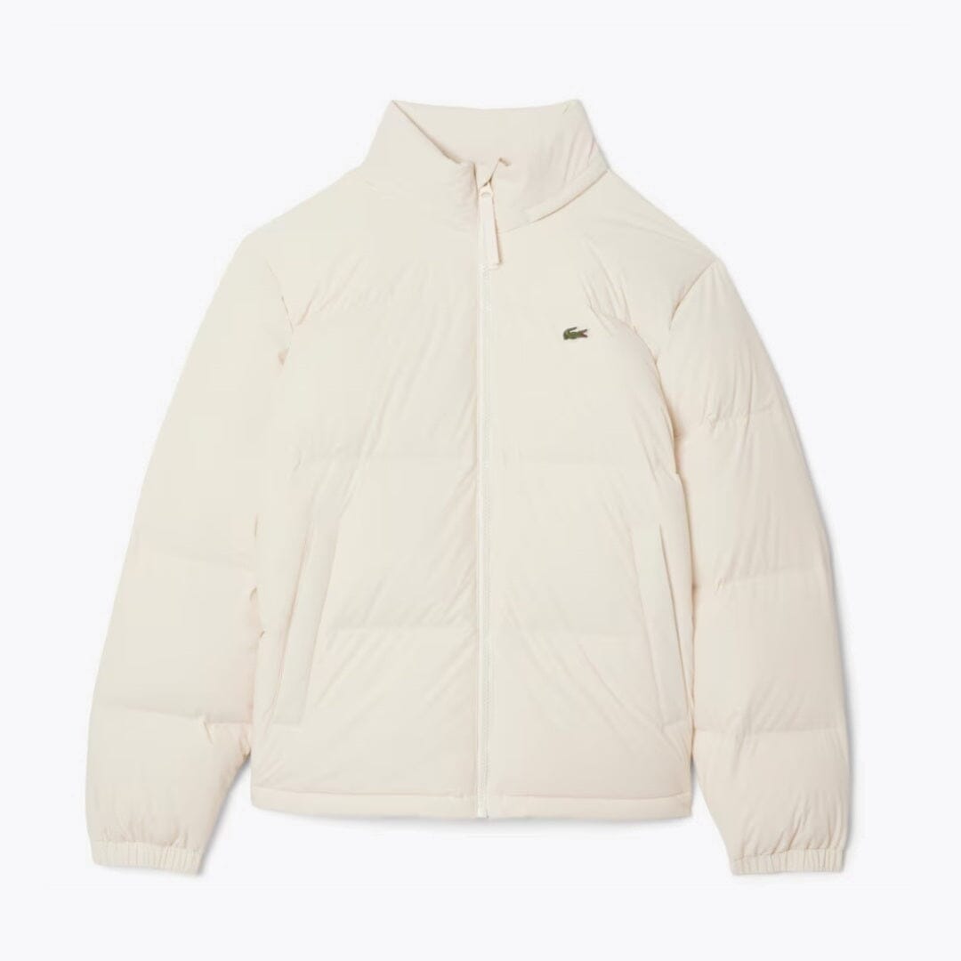 LC Water-Repellent Hooded Down Jacket Lacoste Adelstein White S