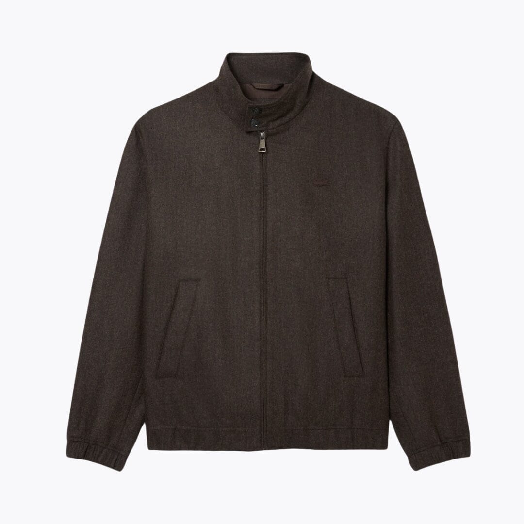 LC Wool Harrington Jacket Lacoste Adelstein Brown S