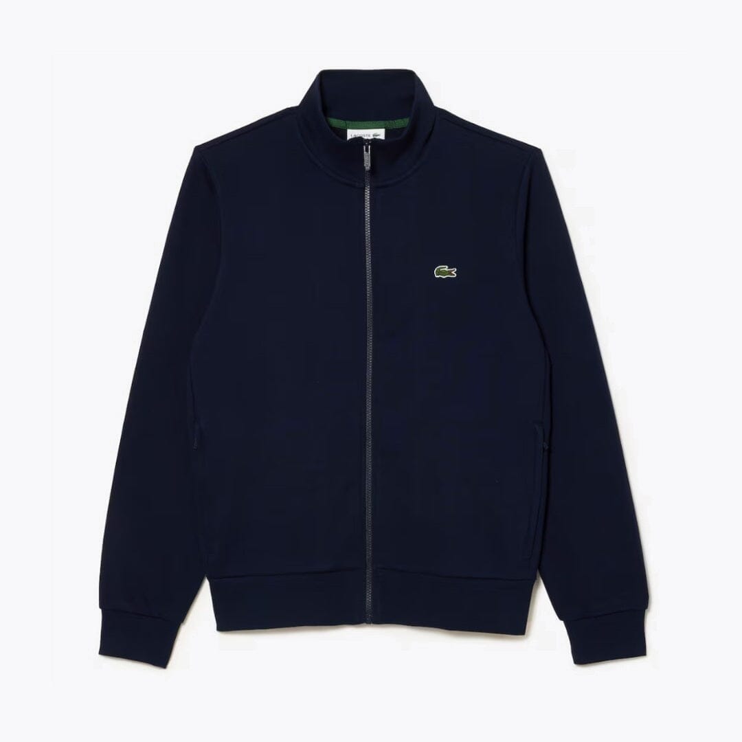 LC Zip-Up High Neck Fleece Sweatshirt Lacoste Adelstein Blue S