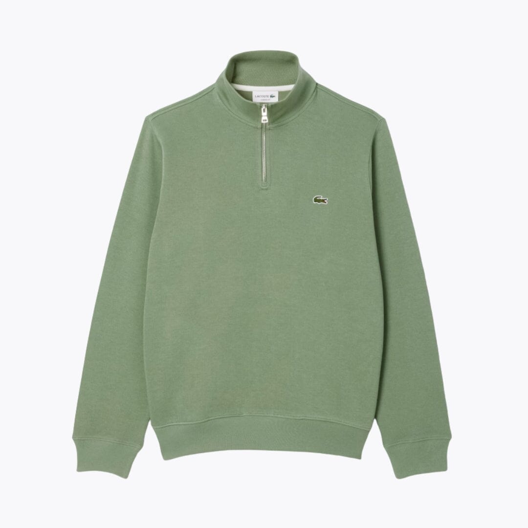LC Zip-Up High Neck Sweatshirt Lacoste Adelstein Green S