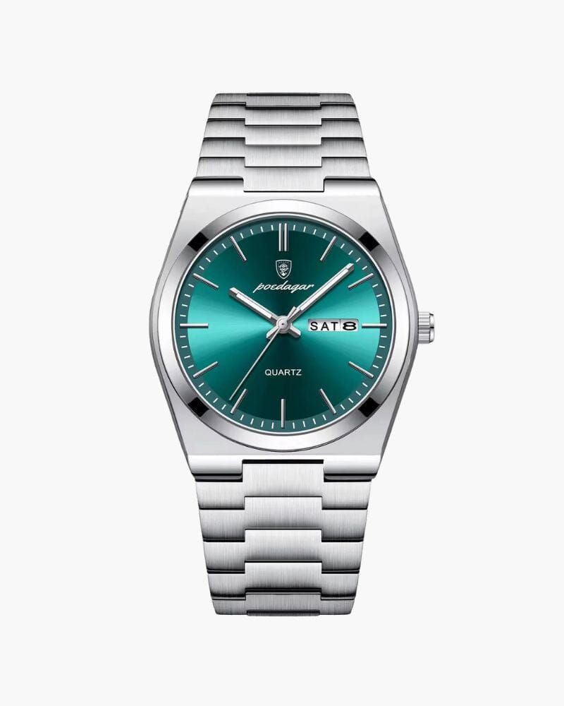 Marine Quarz Uhr Adelstein Smaragd