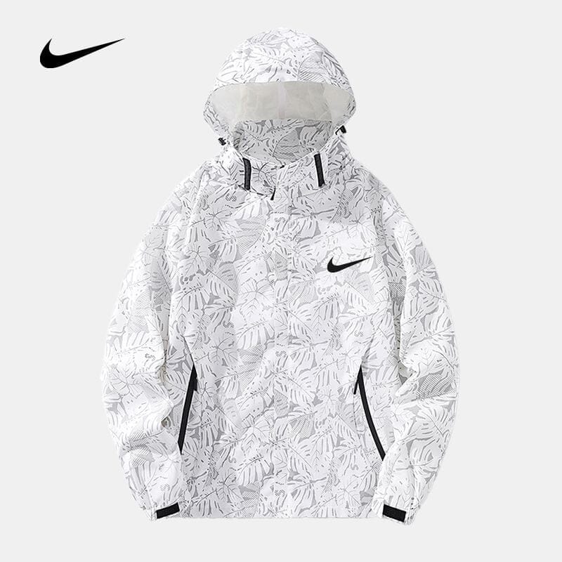 NK Men's Hooded Casual Jacket Nike Adelstein White S