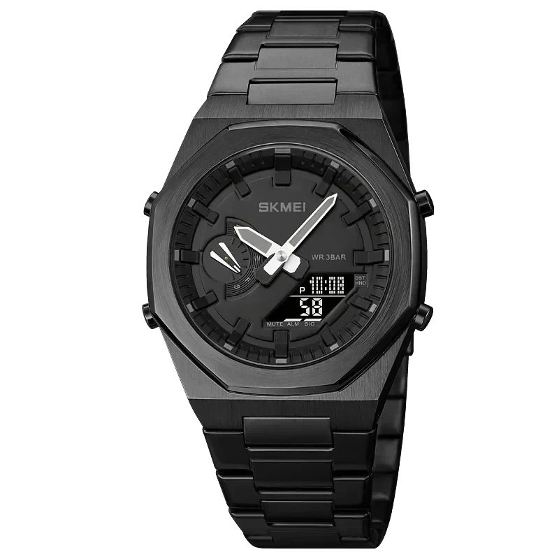 POEDAGAR Watch SKMEI Pro Poedagar Adelstein Black