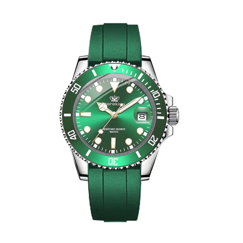 POEDAGAR Watch Subdate Sport Poedagar Adelstein Green