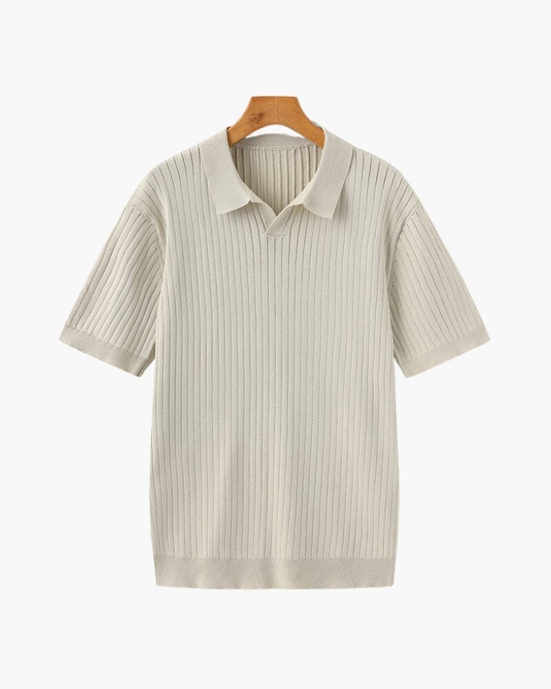Premium Ripp-Polo Adelstein Beige XS