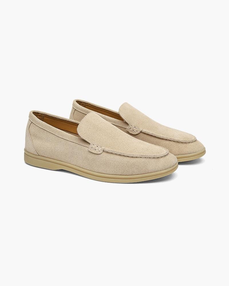 Premium Wildleder Slipper Adelstein Beige US 6