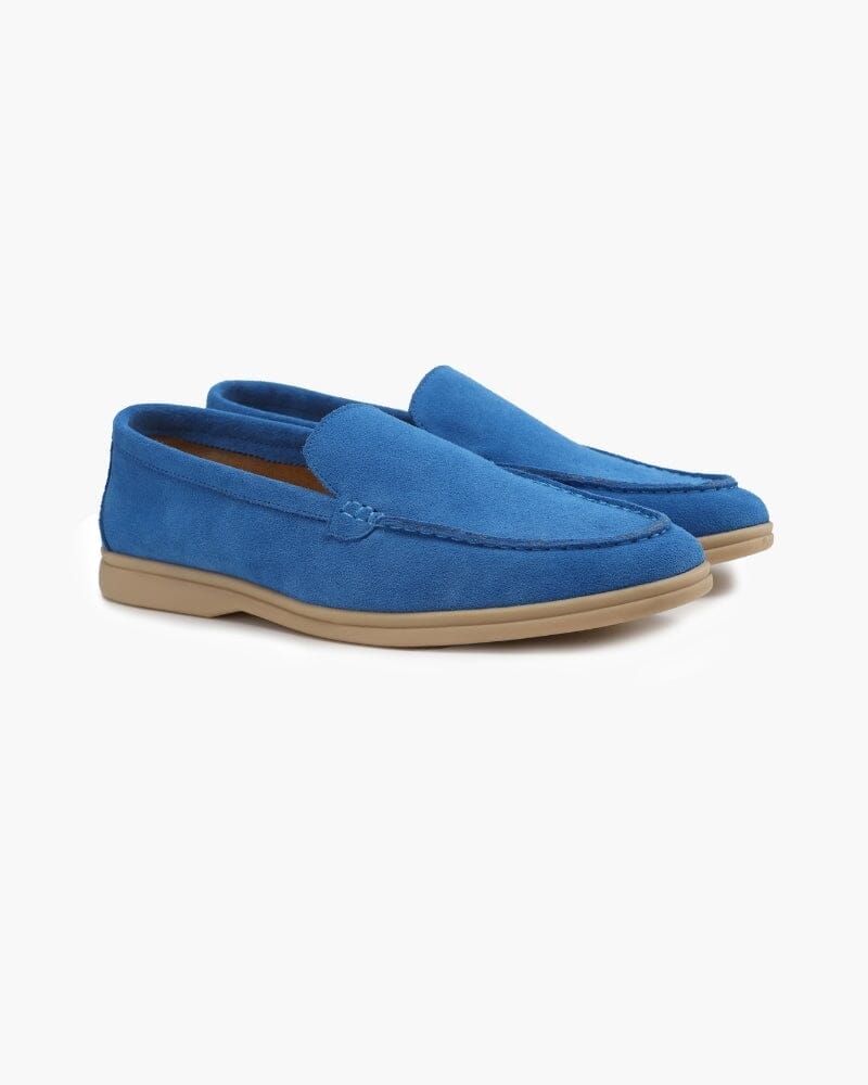 Premium Wildleder Slipper Adelstein Blau US 6