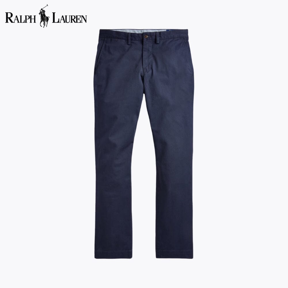 RL Bedford Washed Chino Trouser Ralph Lauren Adelstein Blue Navy 28