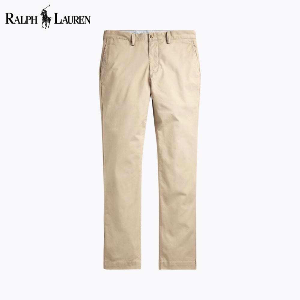 RL Bedford Washed Chino Trouser Ralph Lauren Adelstein Khaki 28