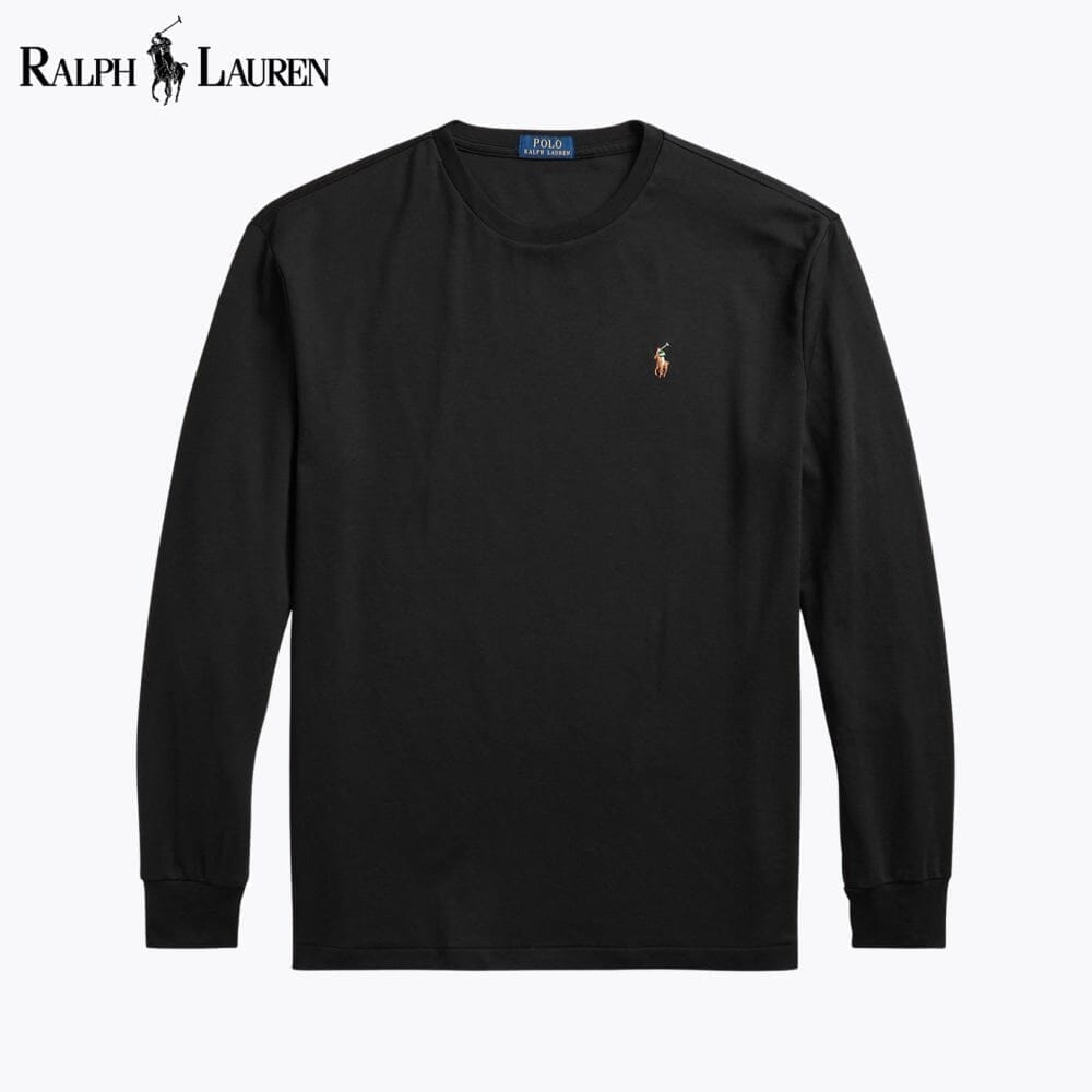 RL Classic Fit Soft Cotton Crewneck T-Shirt Ralph Lauren Adelstein Black S
