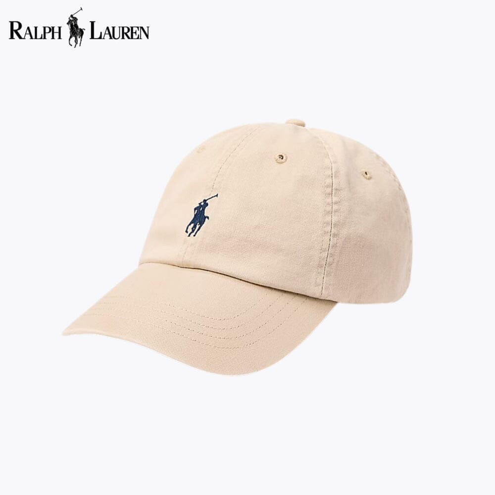 RL Cotton Chino Baseball Cap Ralph Lauren Adelstein Nubuck