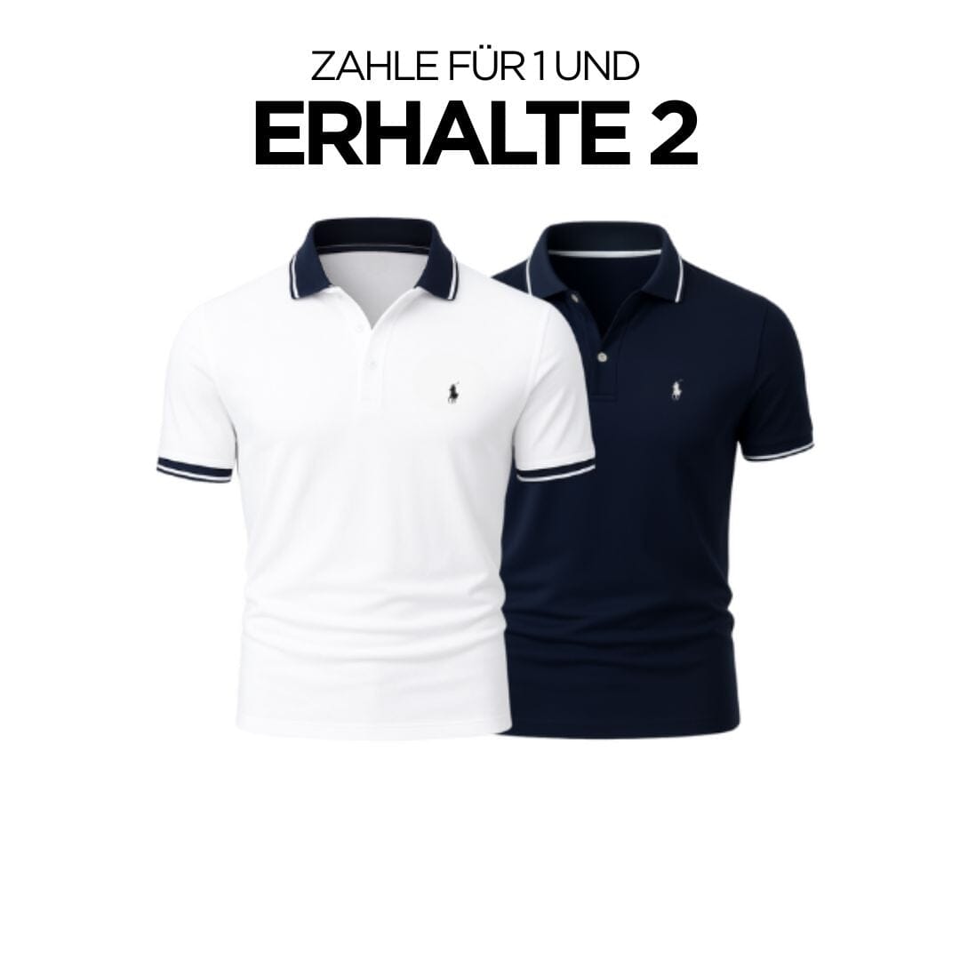 RL (KAUFE 1, ERHALTE 2) - Premiere Polo Shirt Kit – Professional Line by (2-Pack) Ralph Lauren Adelstein