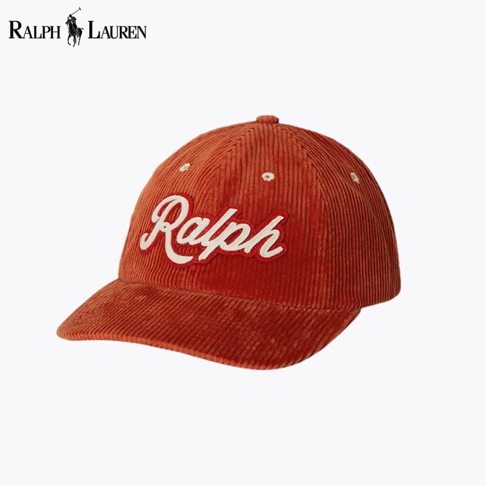 RL Logo Corduroy Ball Cap Ralph Lauren Adelstein Spring X