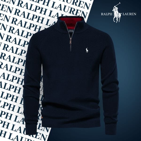RL Pull Col Zippé (DÉSTOCKAGE) Ralph Lauren Adelstein