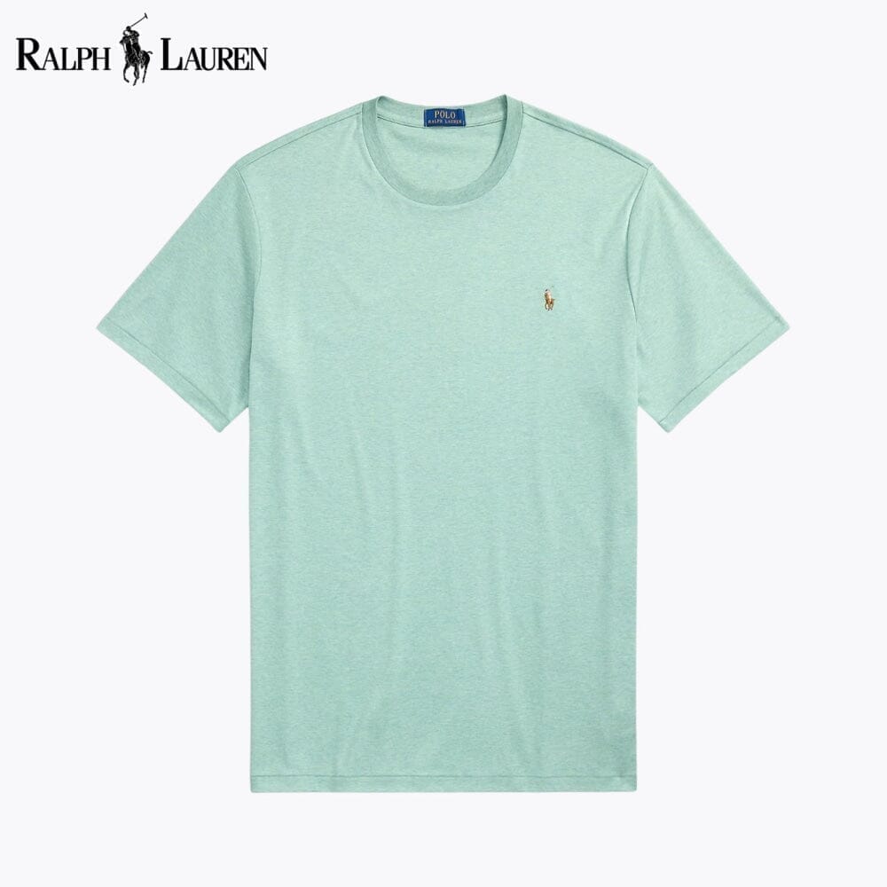 RL Soft Cotton Crewneck T-Shirt Ralph Lauren Adelstein Green S