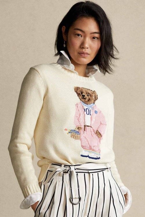 RL Sweater | Pink Bear Ralph Lauren Adelstein