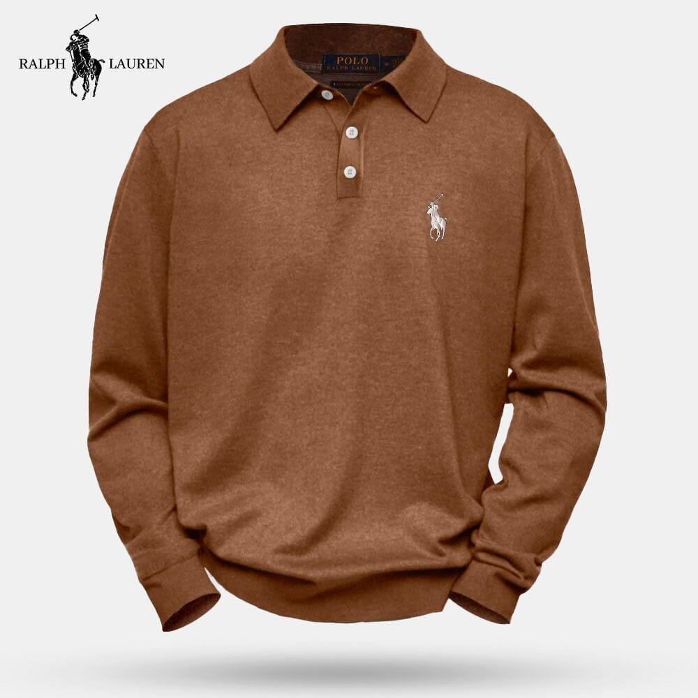 RL Victor | Men's Polo Shirt Ralph Lauren Adelstein Dark brown S