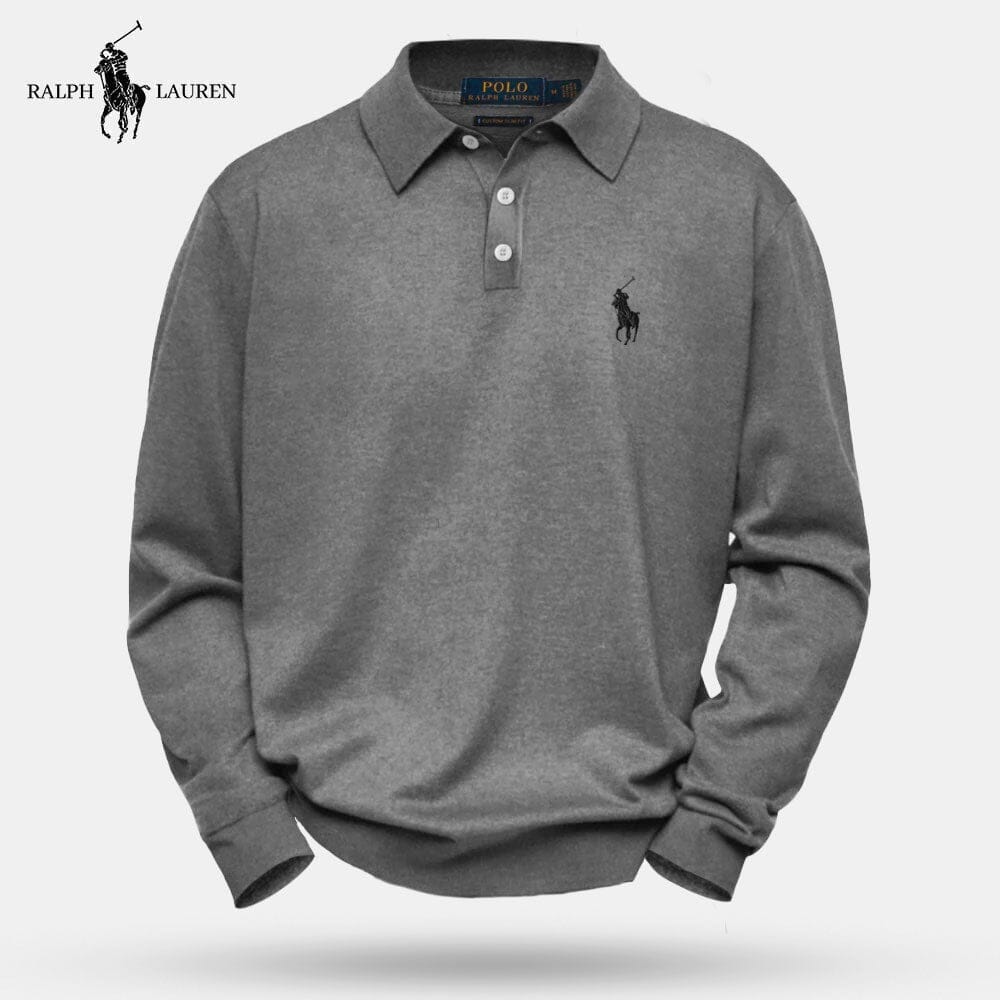 RL Victor | Men's Polo Shirt Ralph Lauren Adelstein Gray S