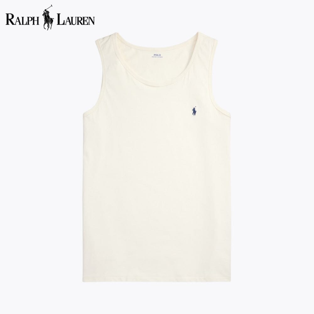 RL Washed Jersey Tank Ralph Lauren Adelstein Cream S