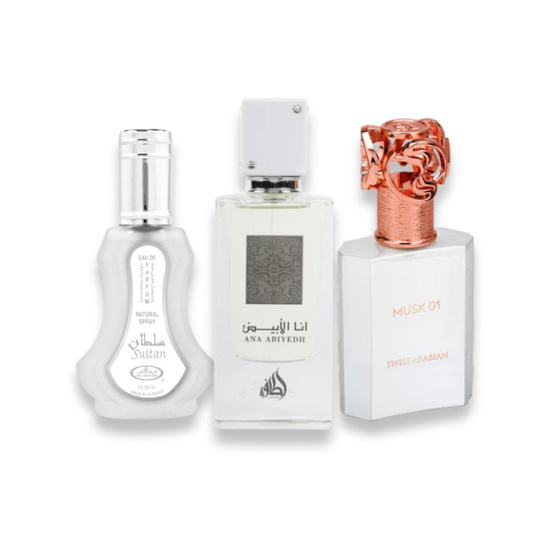 SET Musk & White Oud – 3x 100 ml / EDP Adelstein