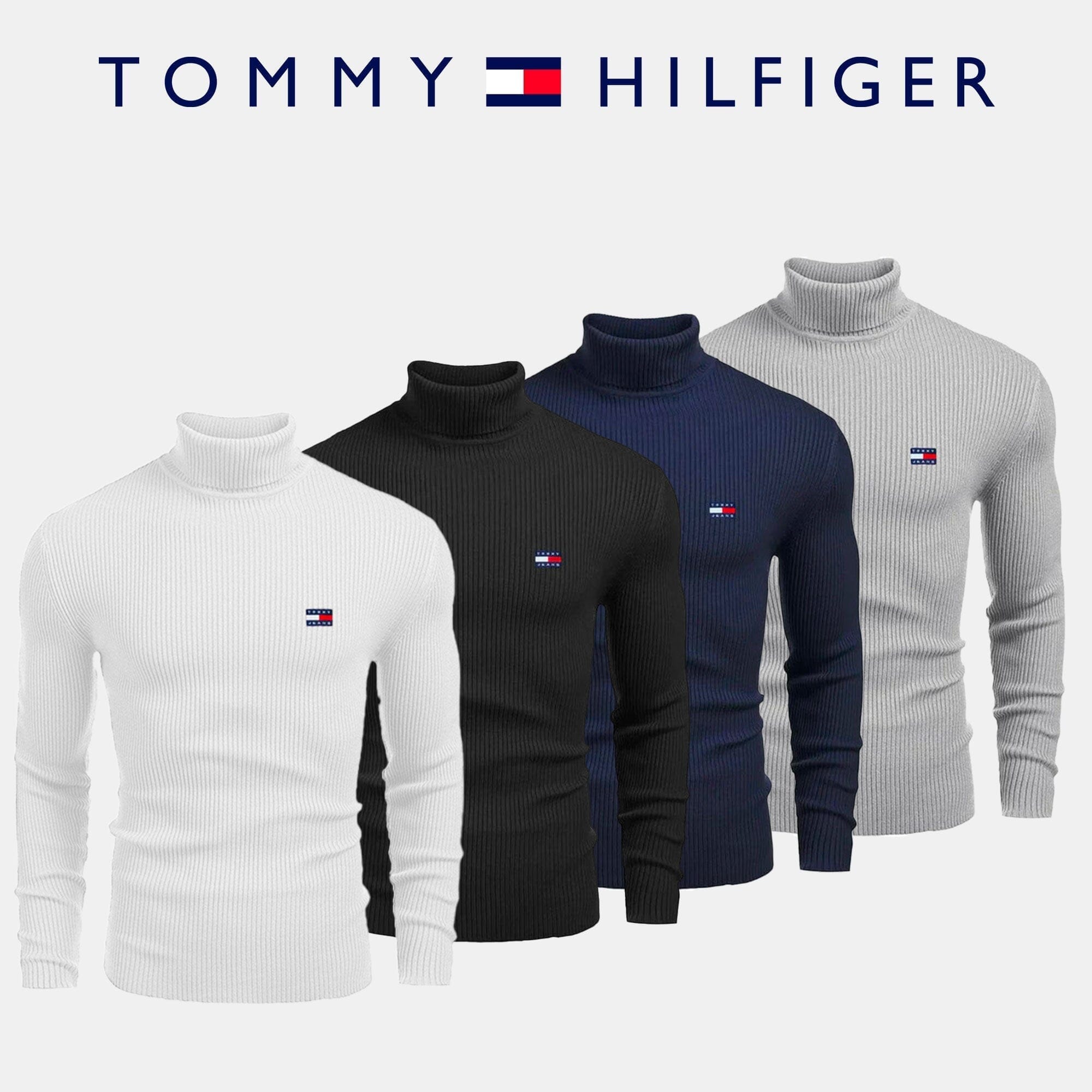 TH Turtleneck Sweater Tommy Hilfiger Adelstein Black M