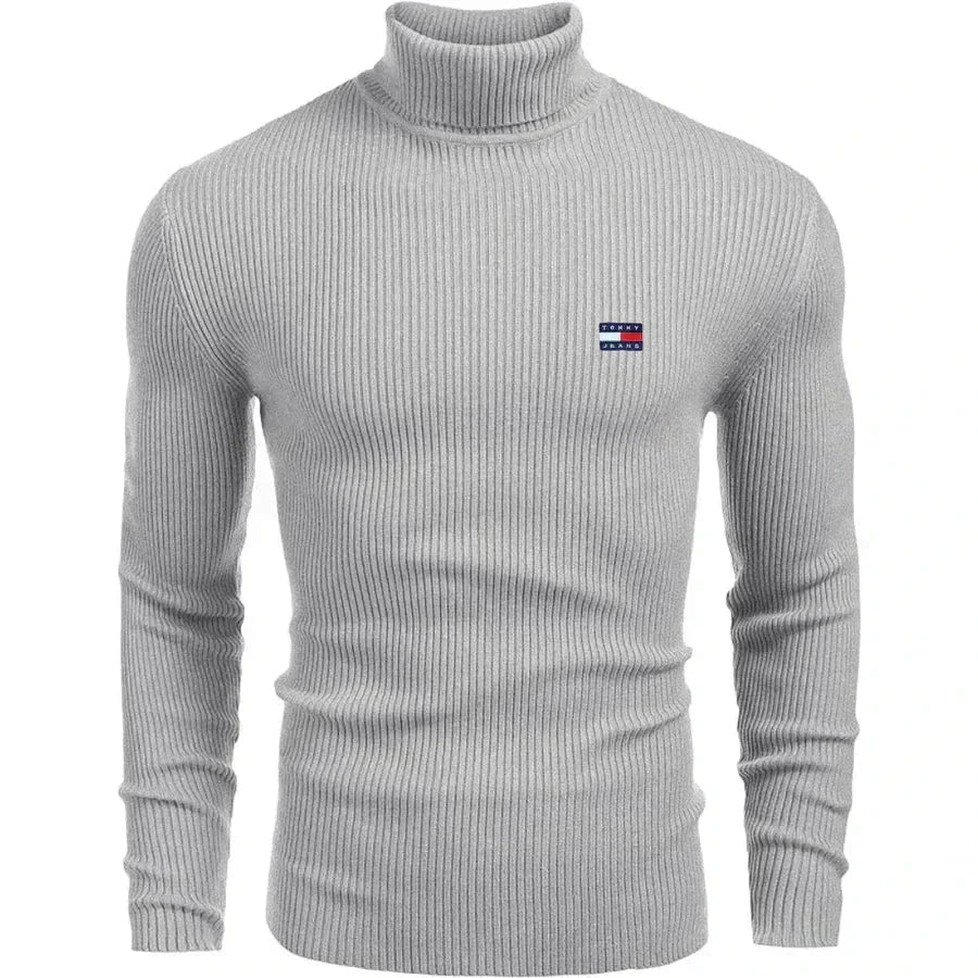 TM Men's Turtleneck Sweater Tommy Hilfiger Adelstein Gray M