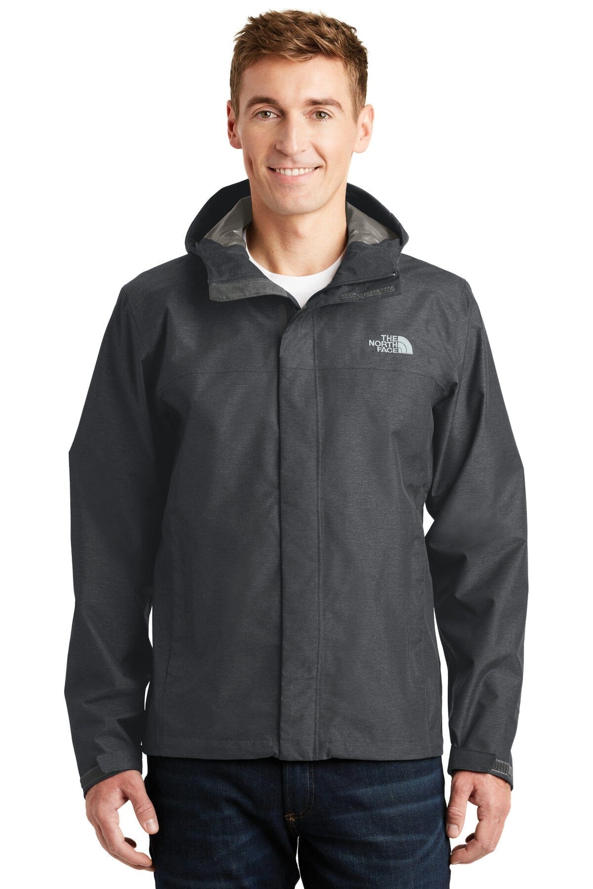 TNF DryVent Rain Jacket. The North Face Adelstein TNF Dark Grey Heather S