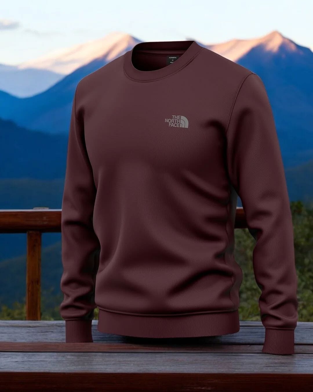 TNF Men's Sweater (Clearance) The North Face Adelstein Bordeaux Red S