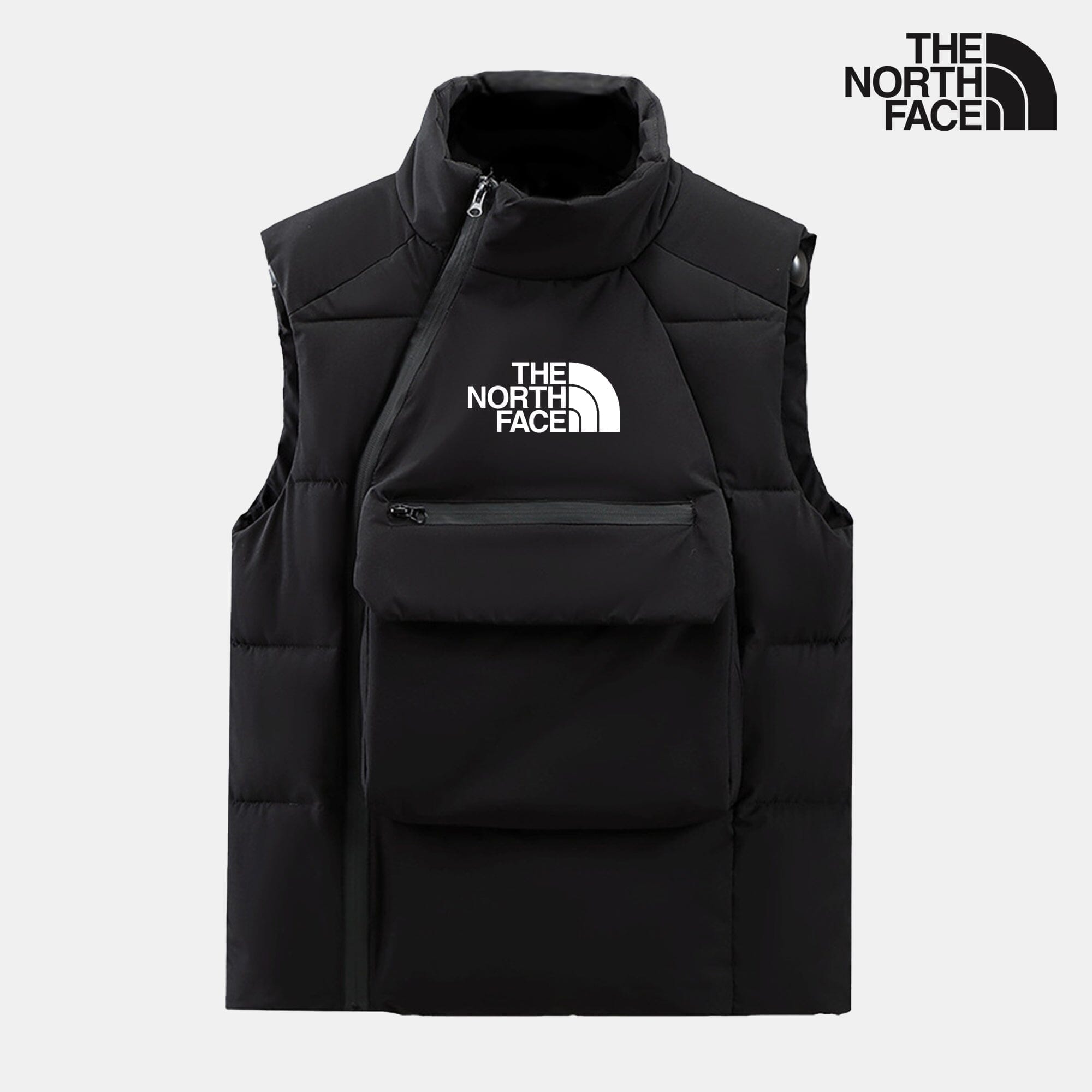 TNF Quilted Vest The North Face Adelstein Black M