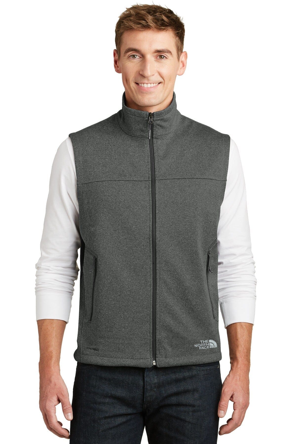 TNF Ridgewall Soft Shell Vest. The North Face Adelstein TNF Dark Grey Heather S