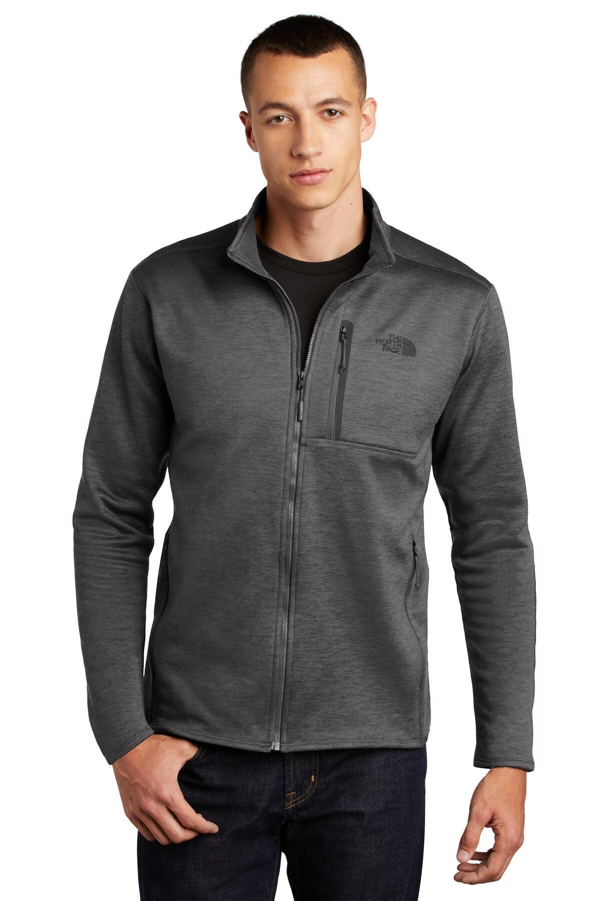 TNF Skyline Full-Zip Fleece Jacket The North Face Adelstein TNF Dark Grey Heather S