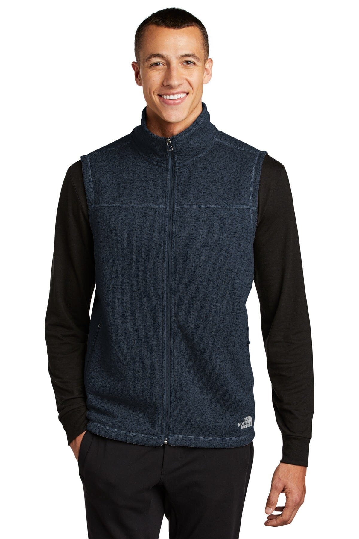 TNF Sweater Fleece Vest The North Face Adelstein Urban Navy Heather S