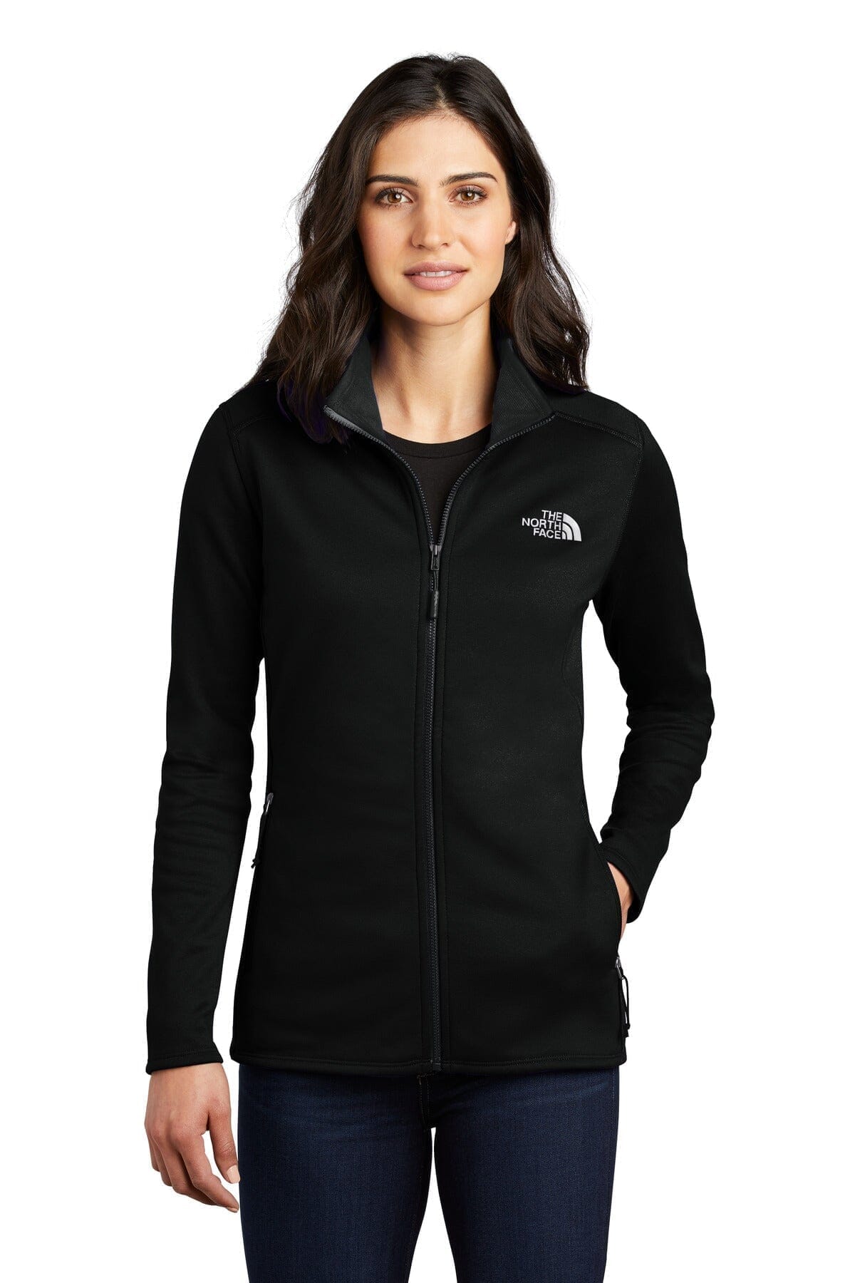 TNF Women's Skyline Full-Zip Fleece Jacket The North Face Adelstein TNF Black S