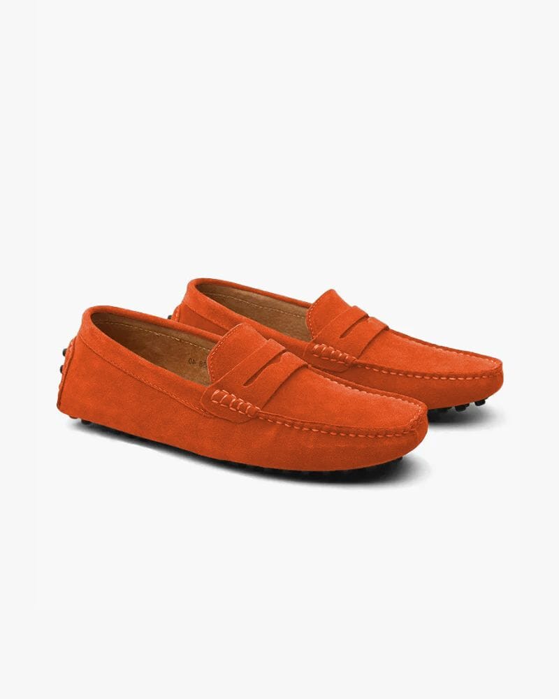 Wildleder Fahrer Slipper Adelstein Orange EU 38 / UK 5 / US 5.5