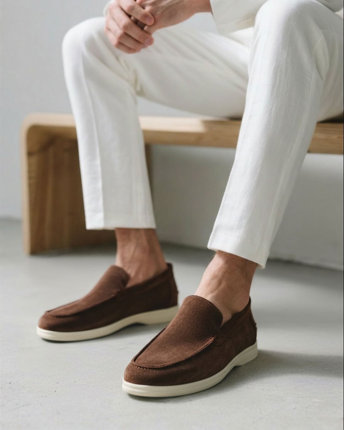 Wildleder Slipper Adelstein
