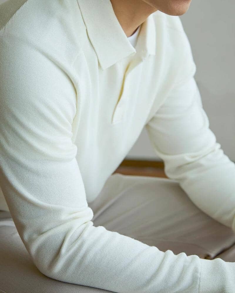 100% Premium Wolle Polo Adelstein 